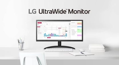 Monitor LG 25,7" 26WQ500-B UltraWide, IPS, 2560x1080, 2x HDMI - Image 2