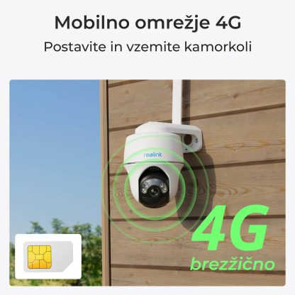 Reolink IP Kamera GO serija G430 5MP, Zunanja, Baterijska, 4G LTE, 355° Pan & 140° Tilt - Image 3