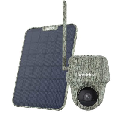 Reolink IP Kamera GO serija G450 4K, Zunanja, Baterijska, 4G LTE, 360° pogled +Solarni Panel