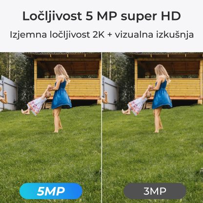 Reolink IP Kamera  W320 Wi-fi, 5MP, Zunanja, Nočni vid, Bela - Image 4