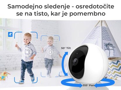 Reolink IP Kamera  E serija E330 Wi-fi, Notranja, 4MP, Auto sledenje,Bela - Image 5