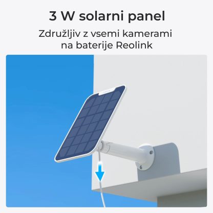 Reolink IP Kamera Argus serija B330 5MP, Zunanja, Baterijska, Barvni nočni vid +Solarni Panel - Image 4