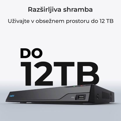 Reolink NVR snemalnik NVS8 do 16MP, 8 Kanalni POE, 24/7 Snemanje, 2TB HDD - Image 3